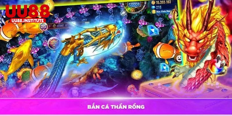 Bắn cá thần rồng được thiết kế đồ họa 3D sắc nét